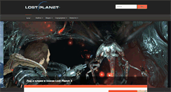 Desktop Screenshot of lostplanet-thegame.com
